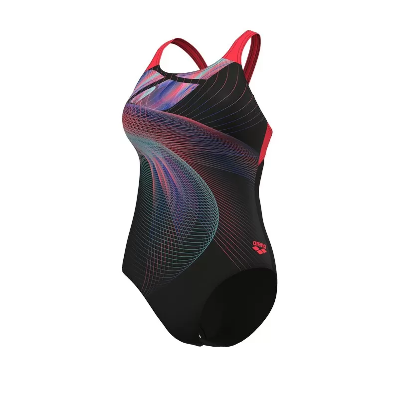 W ARENA JELLYFISH SWIMSUIT SWIM BLACK-MULTI-BRIGHT 