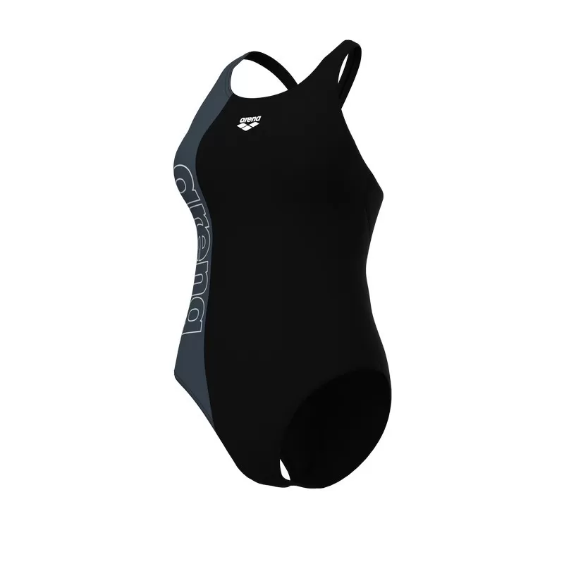 W ARENA DUOGRAF SWIMSUIT BLACK-ASPHALT 