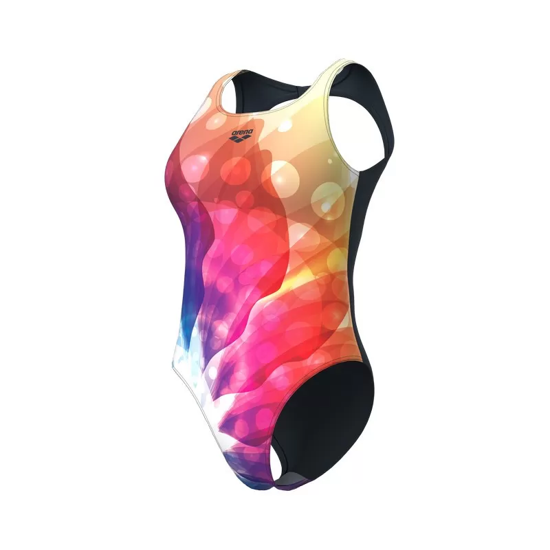 W ARENA WINGS O BACK SWIMSUIT MULTI-ASPHALT 