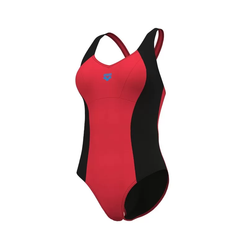 W ARENA SWIMSUIT CONTROL PRO BACK BLACK-BRIGHT CORAL 