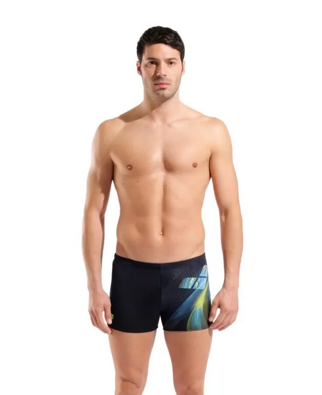 M ARENA JELLYFISH SWIM SHORT BLACK-MULTI 