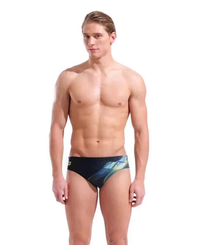 M ARENA JELLYFISH SWIM BRIEFS BLACK-MULTI 