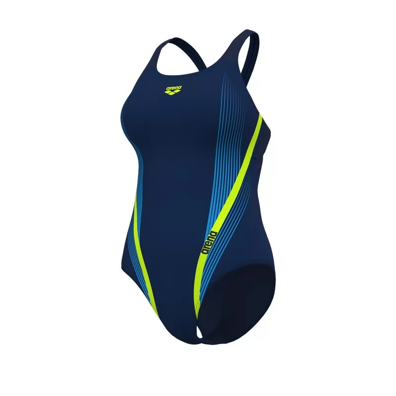 W ARENA DYNAMIC SWIMSUIT NAVY-ARTIC LIME 