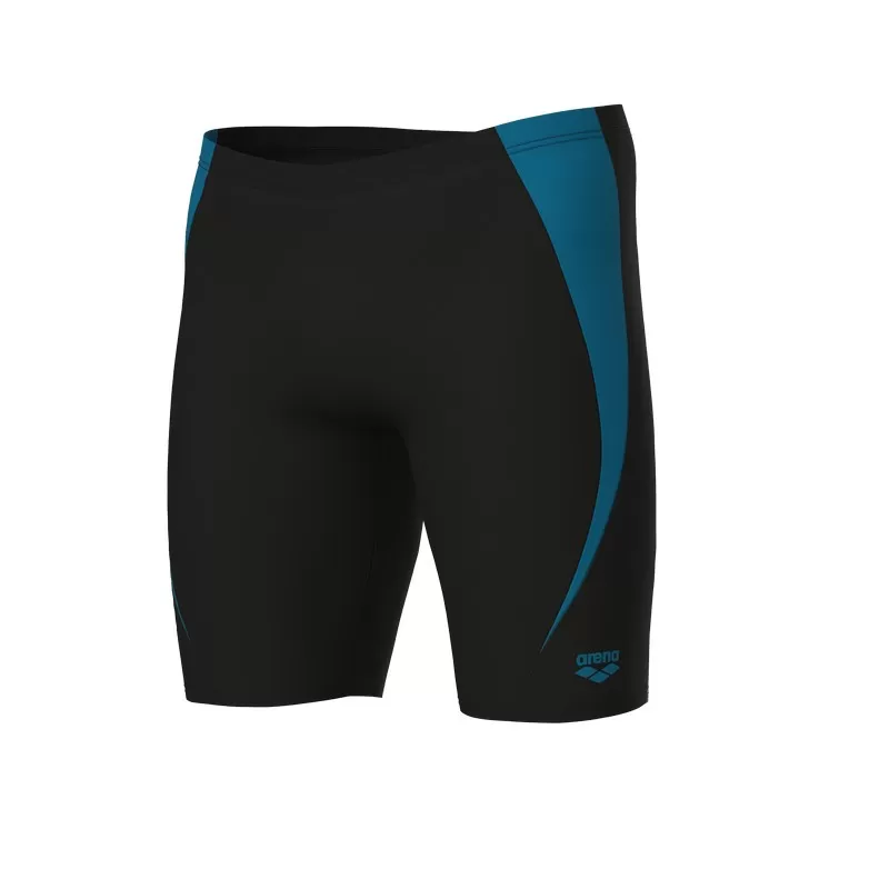 M ARENA KIKKO PANEL SWIM JAMMER BLACK-BLUE COSMO 