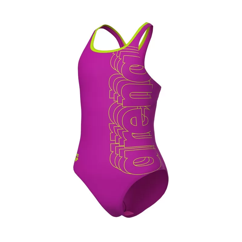 G ARENA DETAIL SWIMSUIT SWIM VERY FUCHSIA 