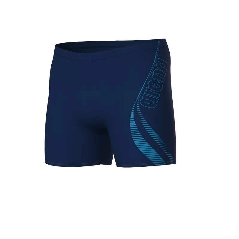 M ARENA PATH SWIM MID JAMMER NAVY-TURQUOISE 