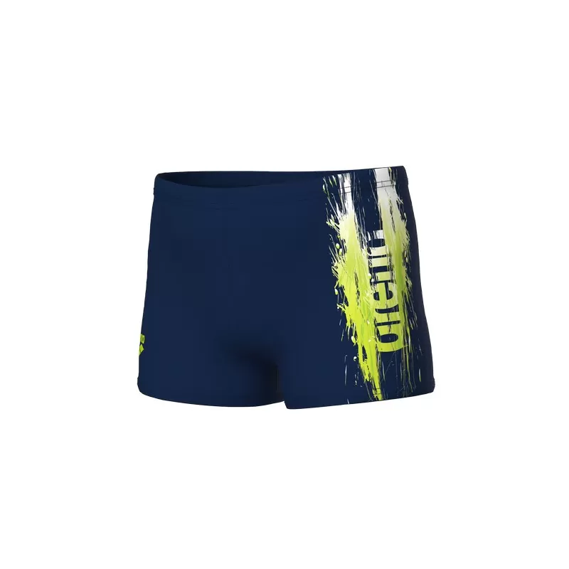 B ARENA PAINT SWIM SHORT NAVY-NAVY 