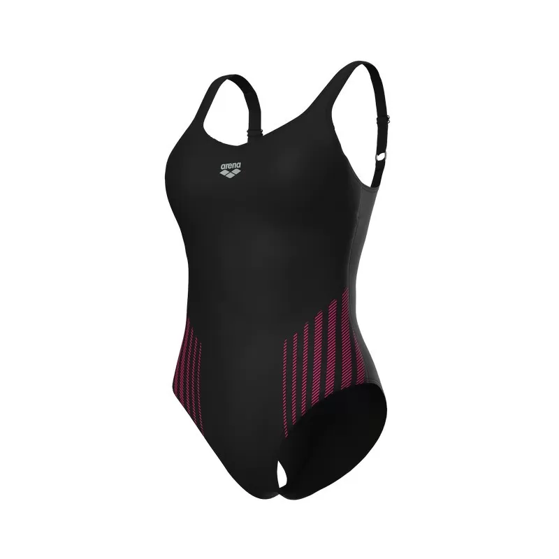 W ARENA SWIMSUIT GIUSY SQUARED BACK BLACK 
