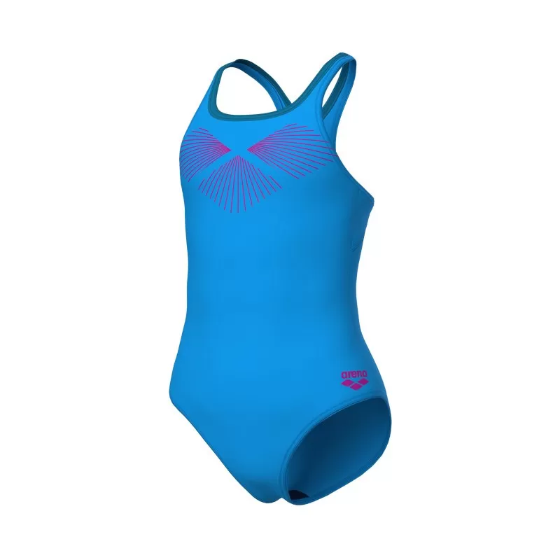 G ARENA BAY SWIMSUIT SWIM PRO BACK TURQUOISE-BLUE COSMO 