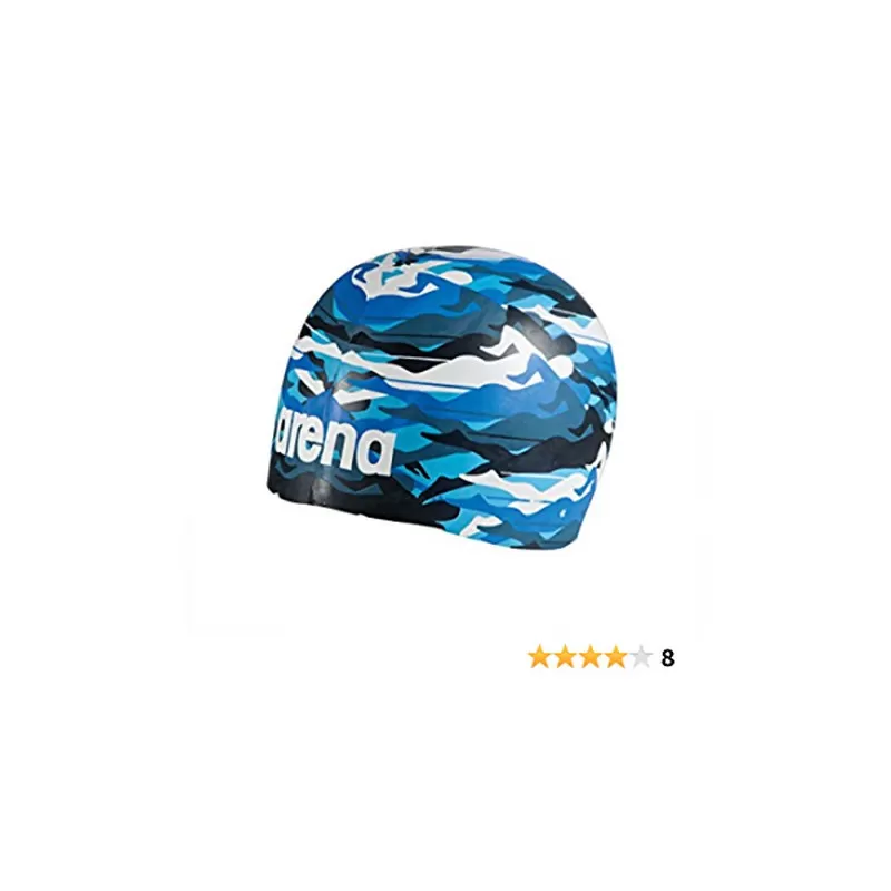 POOLISH MOULDED SWIMMER CAMO BLUE-WHITE KAPA ZA PLIVANJE 